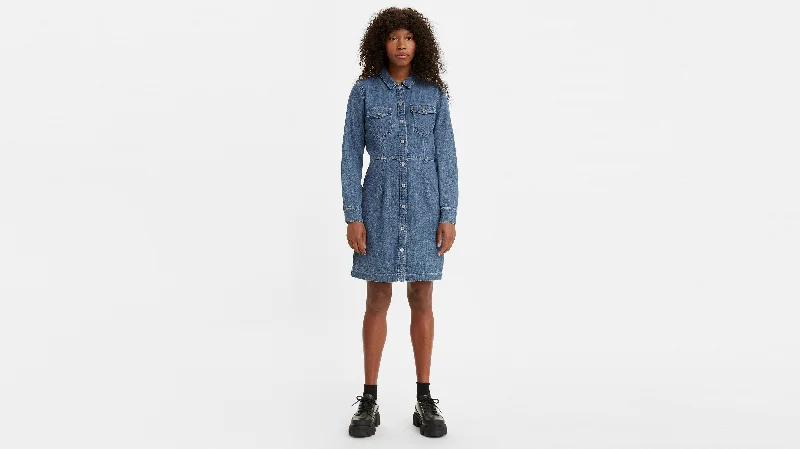 women's lace A-line skirtsLevi's® Women's Ellie Denim Dress