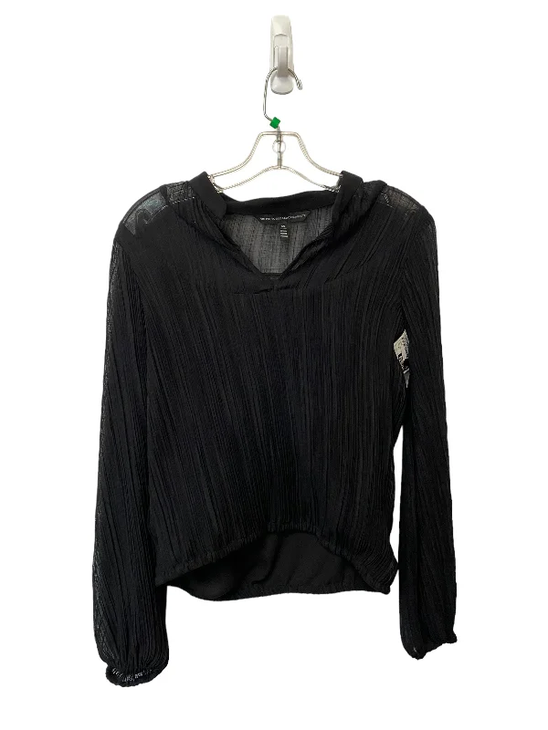 women's long sleeve tops for travelTop Long Sleeve By White House Black Market In Black, Size: Xs