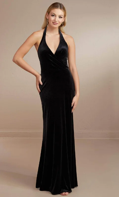 women's chiffon dressesChristina Wu Celebration 22174 - Halter Evening Dress