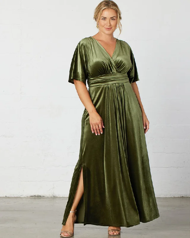 women's cotton dressesVerona Velvet Evening Gown