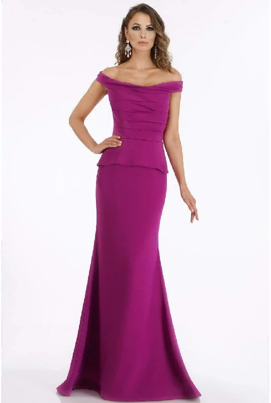 women's limited-edition dressesGia Franco 12012 - Pleated Trumpet Evening Dress