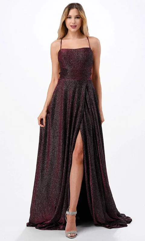 women's bridesmaid dressesAspeed Design D533 - Glitter Evening Gown