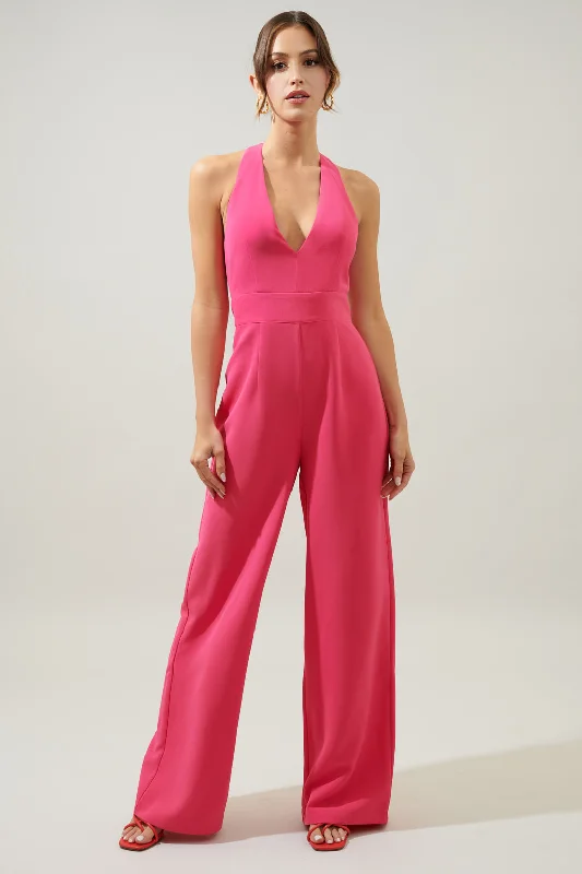 women's jumpsuits for bohemian chicChelsea Halter Jumpsuit