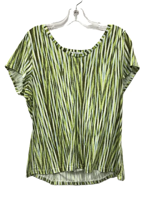 women's T-shirts with athletic fitsGreen Top Short Sleeve By Liz Claiborne, Size: 2x