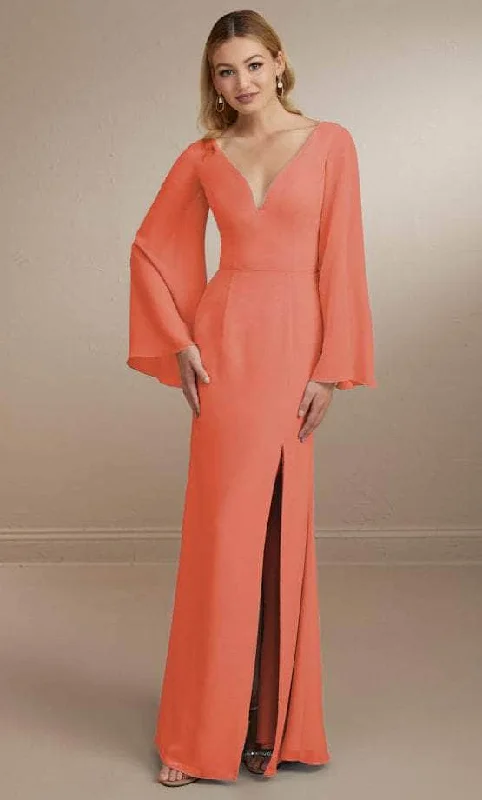 women's fair-trade dressesChristina Wu Celebration 22164 - Bell Sleeve Evening Gown