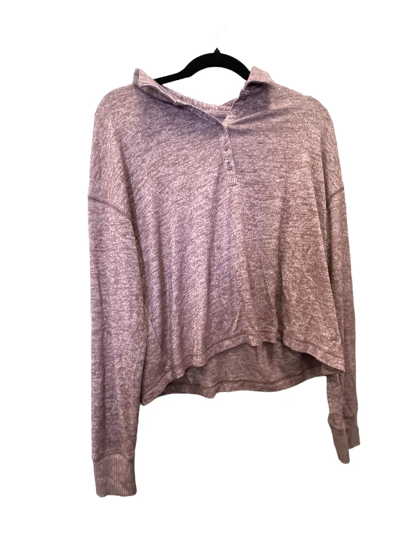 women's long sleeve tops with exclusive collaborationsTop Long Sleeve By Gap In Pink, Size: L