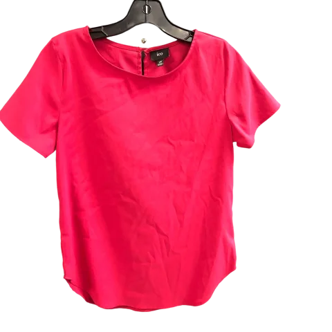 colorful women's T-shirtsPink Top Short Sleeve Cmc, Size Xs