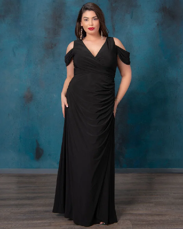 women's wrap dressesGala Glam Evening Gown - Final Sale!