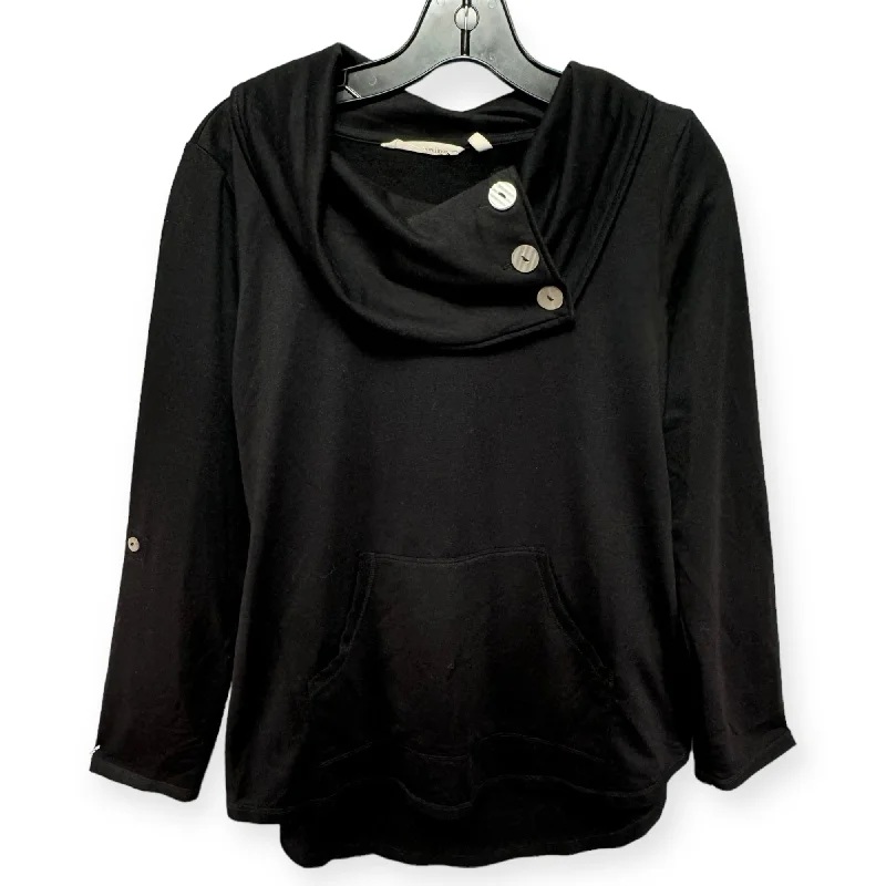 women's long sleeve tops with lightweight and breathable materialTop Long Sleeve By Soft Surroundings In Black, Size: Xs