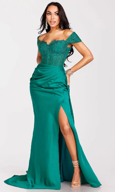 women's lace-up dressesTerani Couture 231P0061 - Satin Evening Gown