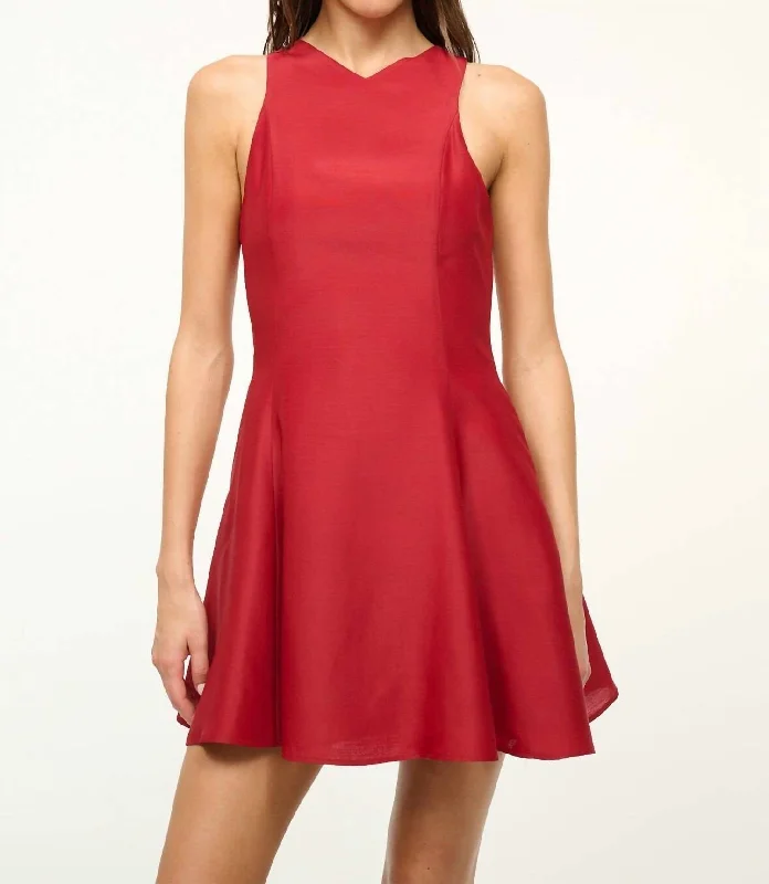 women's mini dressesMini Heike Dress In Rouge