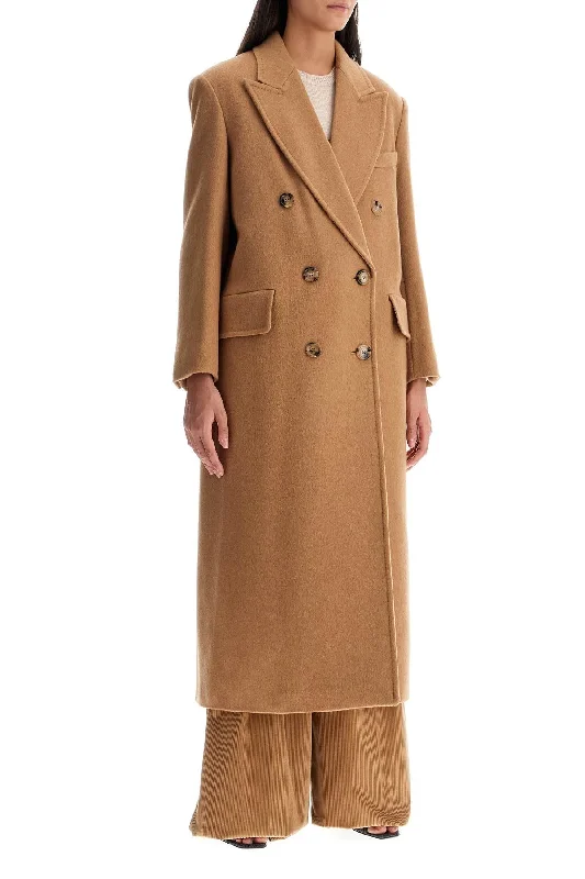 women's coats with liningMax Mara Camel Double-Breasted Coat