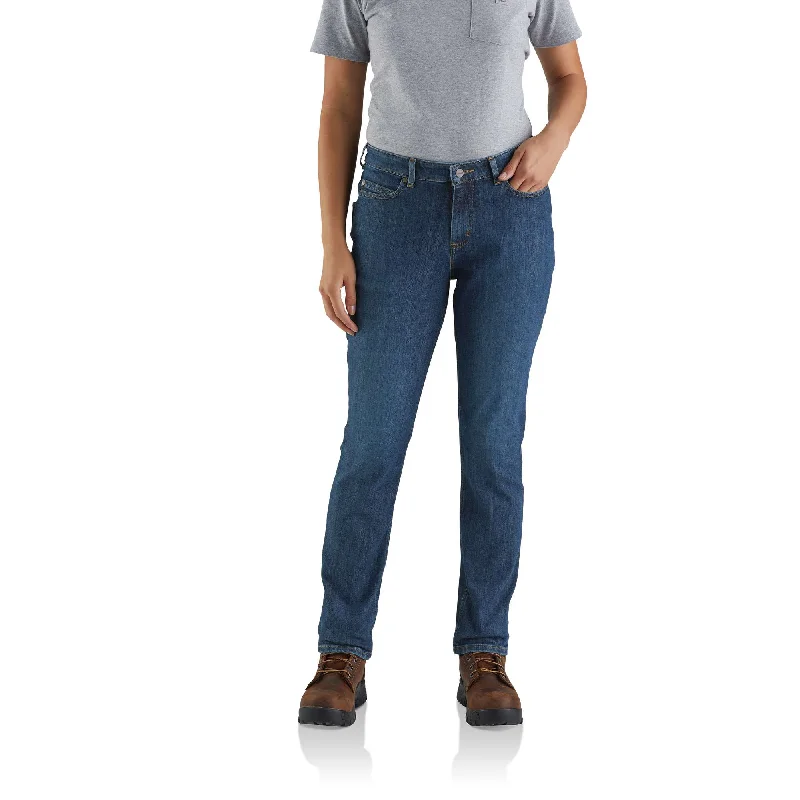 women's denim jeans for a bohemian lookRugged Flex® Relaxed Fit Jean