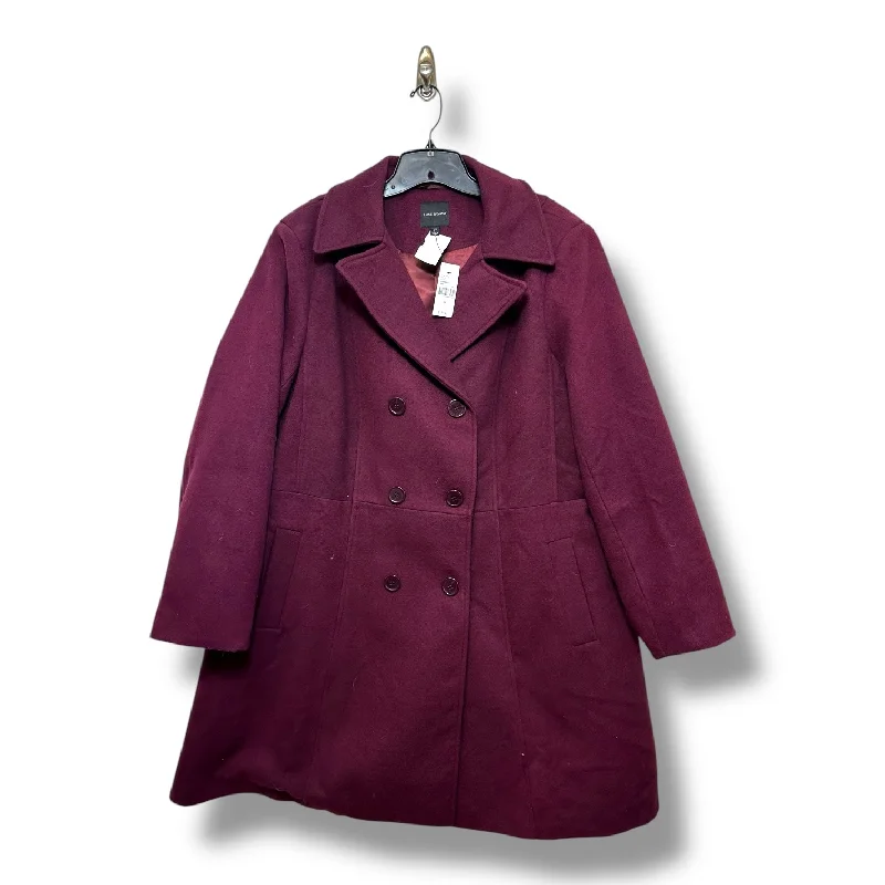 women's coats for petite womenCoat Other By Lane Bryant In Maroon, Size: 22