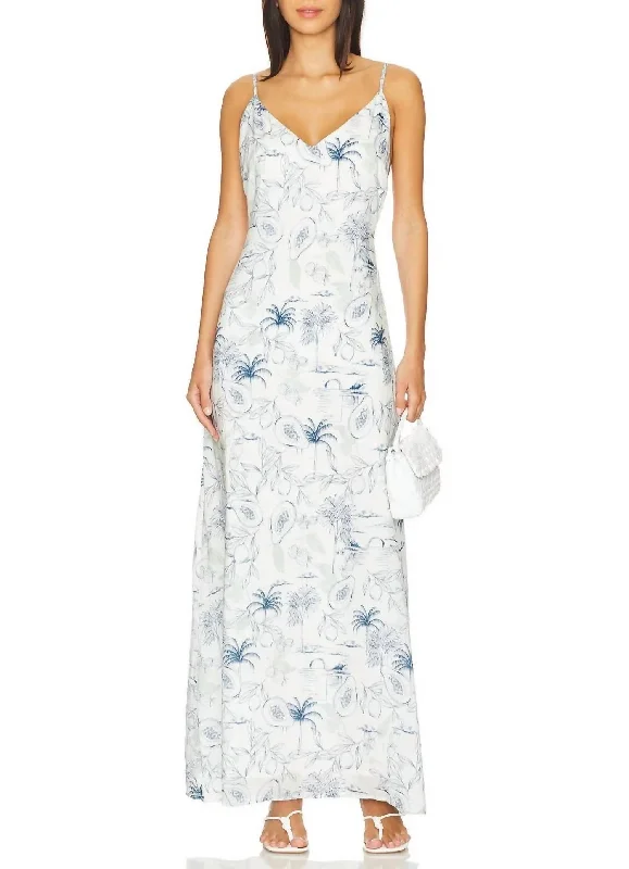 women's evening dressesPomelo Maxi Dress In White