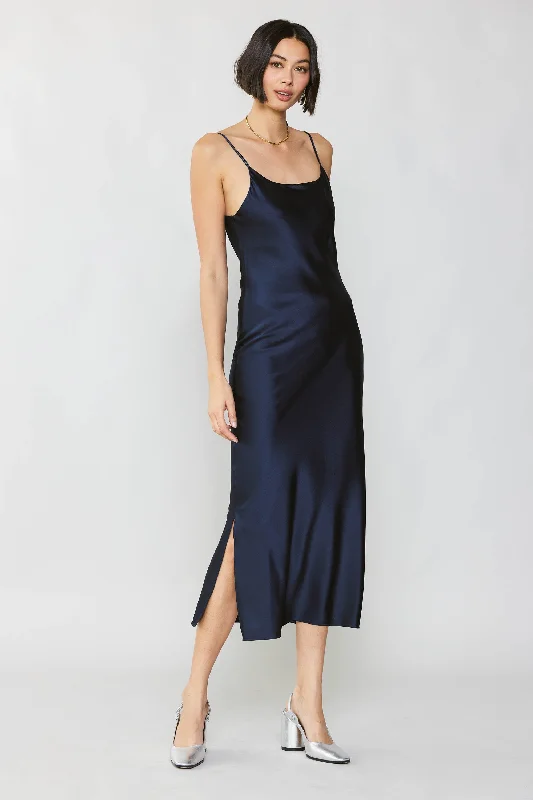 women's empire waist dressesSilk Bias Midi Dress