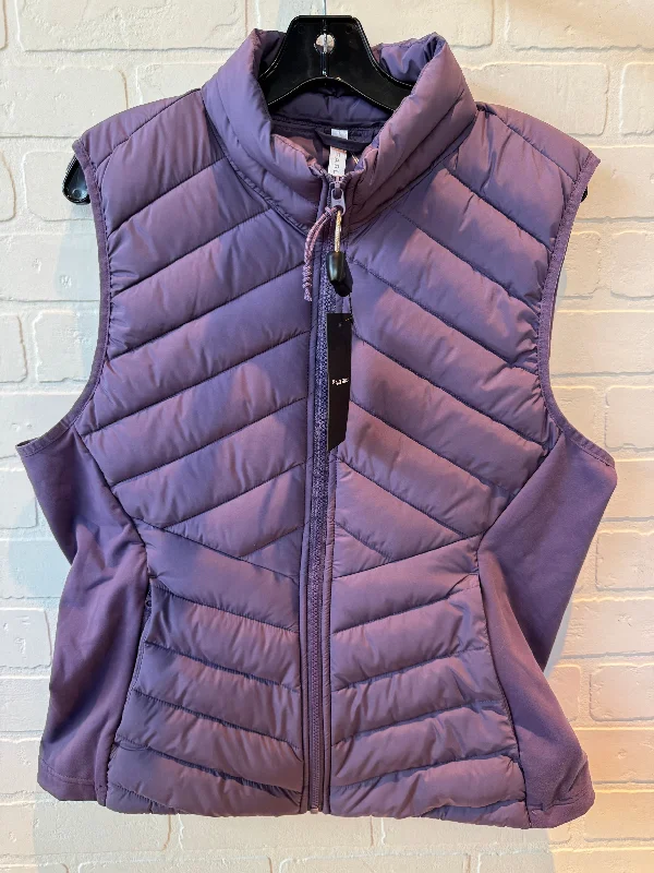 women's coats for fall and winter transitionsVest Puffer & Quilted By Fabletics In Purple, Size: Xl