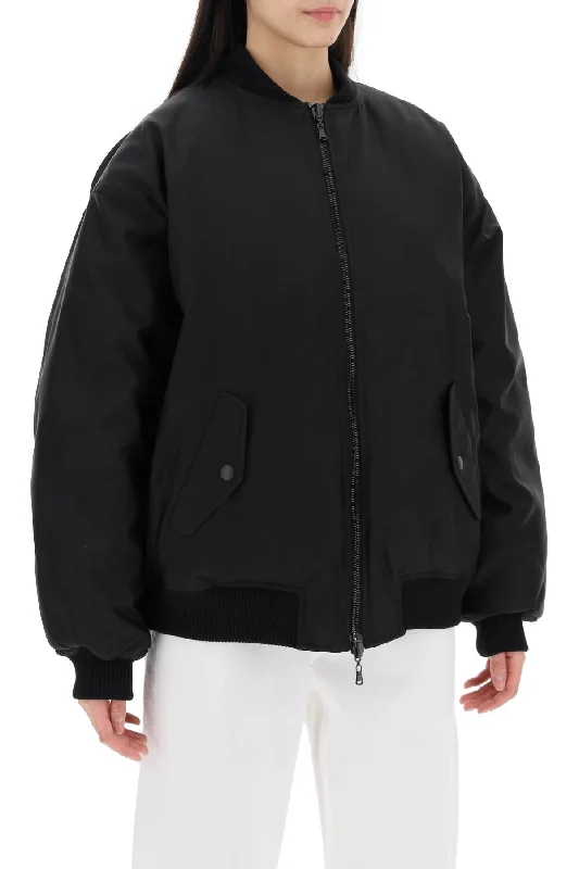 women's shearling coatsWardrobe.nyc Reversible Bomber Jacket