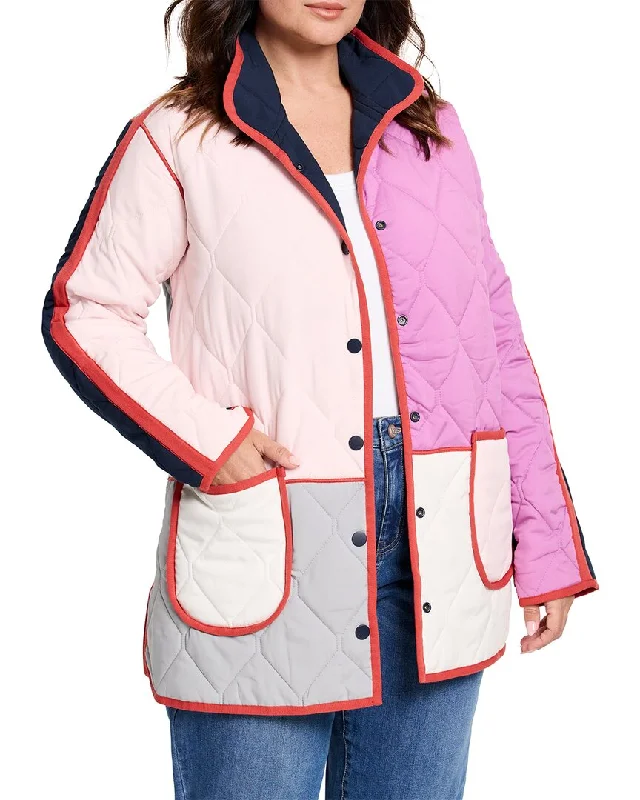 cozy women's coatsNIC + ZOE Mixed Up Quilted Coat