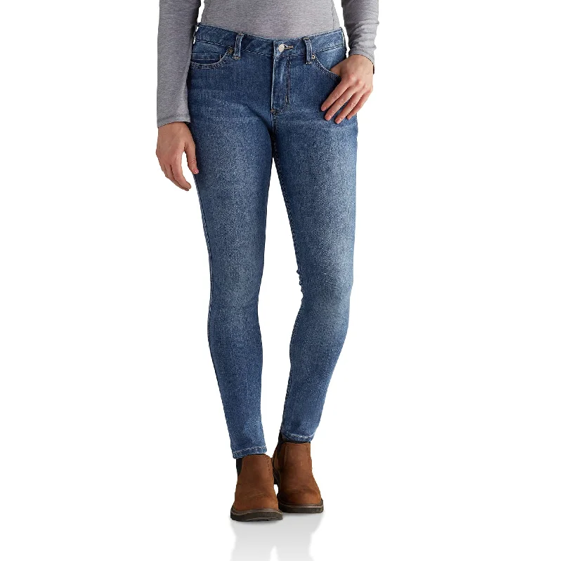 women's denim jeans with zipper-fly closureSlim-Fit Layton Skinny Leg Jean