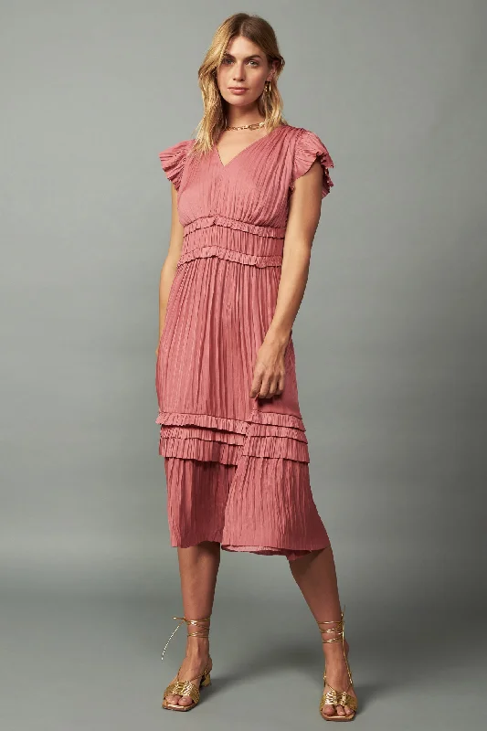 women's mini dressesSereia Pleated Midi Dress