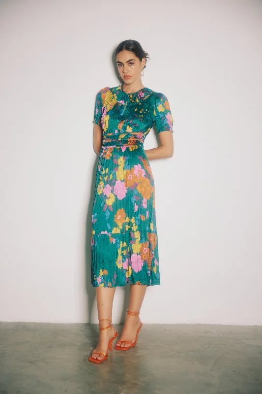 women's bell-sleeved dressesBrooklyn Floral Midi Dress