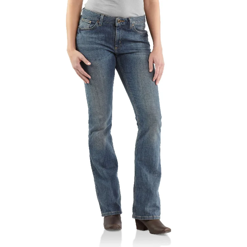 women's elastic waist denim jeansOriginal-Fit Jean - Boot Cut