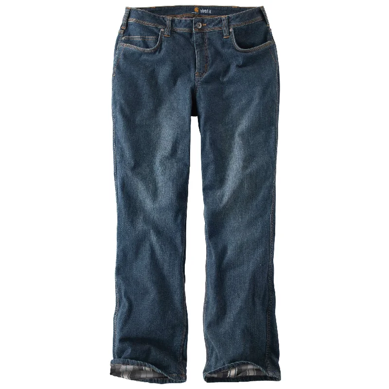 women's denim jeans for a timeless classic lookRelaxed-Fit Denim Flannel-Lined Boone Jean