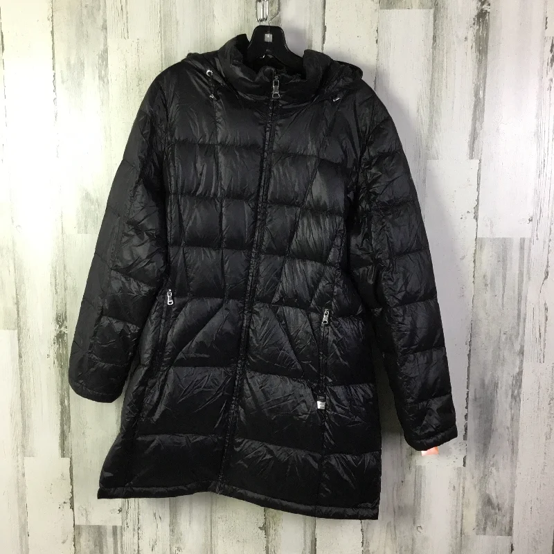 women's coats with velvet finishesCoat Puffer & Quilted By Calvin Klein In Black, Size: Xl