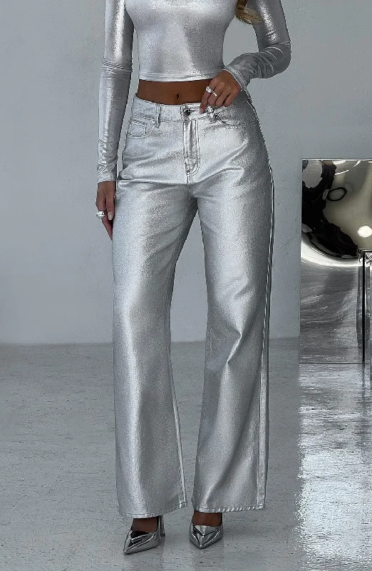 women's ankle-length pantsCassidy Pant - Silver