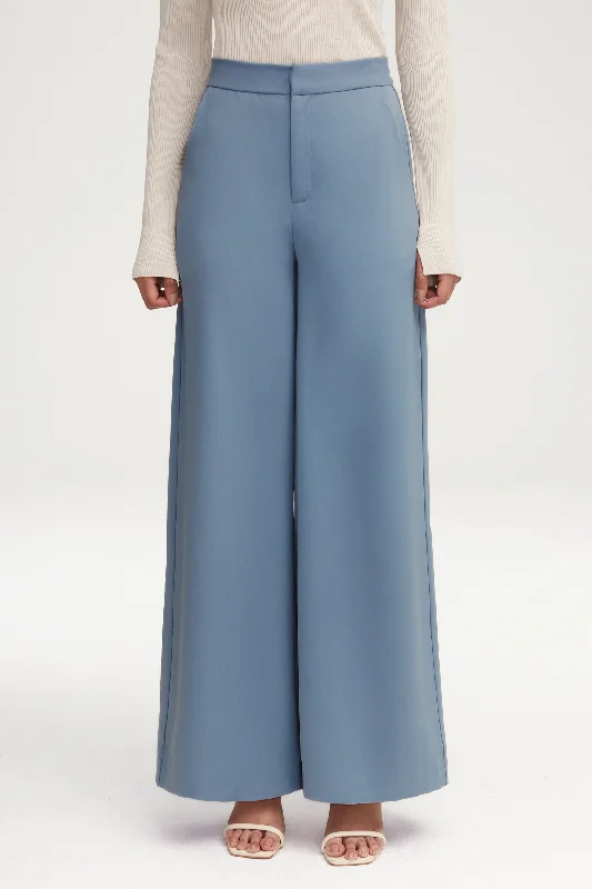 women's dress pantsEssential Ultra Wide Leg Pants - Denim