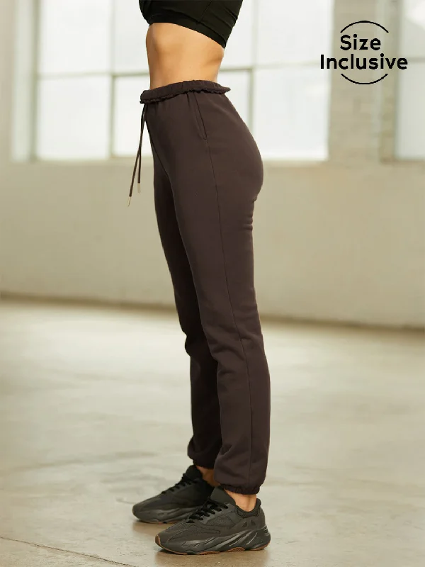 women's lace-up pantsBerryBetty - Classic Solid Colored Sweatpants