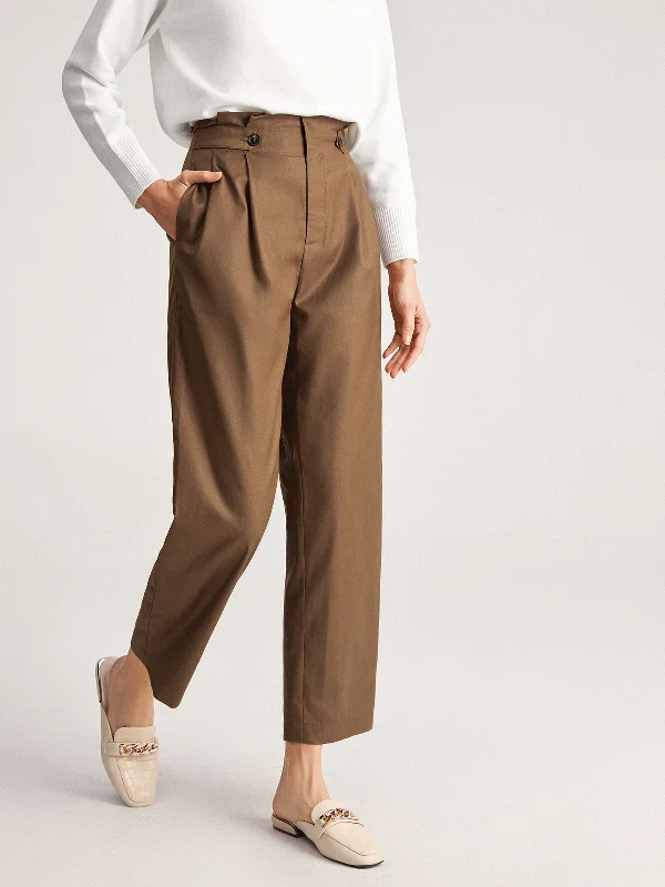 women's summer pantsBerryBetty - Feeling Free Wide Leg Dress Pants