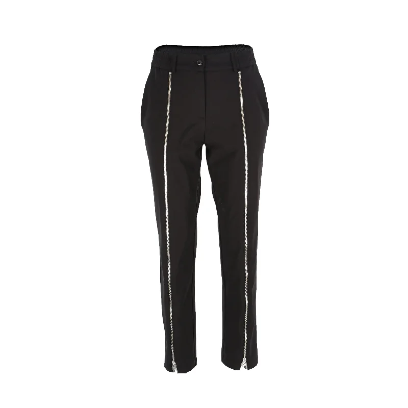 women's classic pantsOblique Women's Black Creations Front Zip Pant