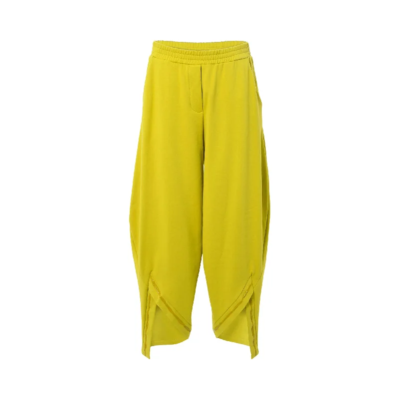 women's warm pantsOblique Women's Mustard Over size pant