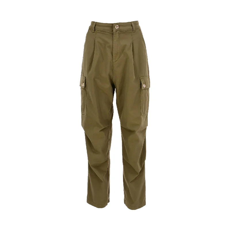 women's cargo pantsBlugirl Women's  Olive Green Pant