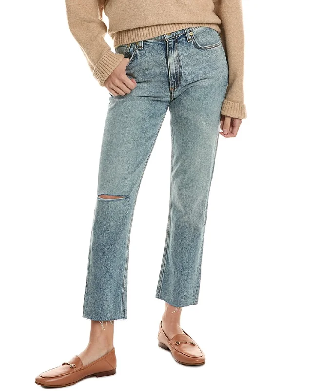 women's cool pantsrag & bone Wren High-Rise Slim Straight Leg Jean