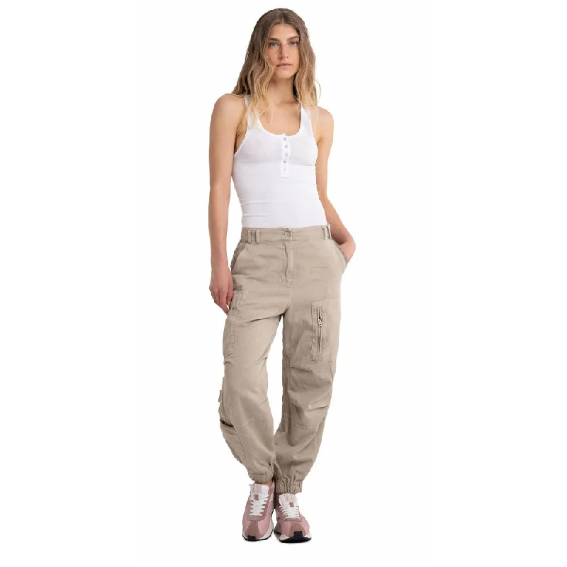 women's fall pantsReplay Women's High Waist Tapered Led Pant