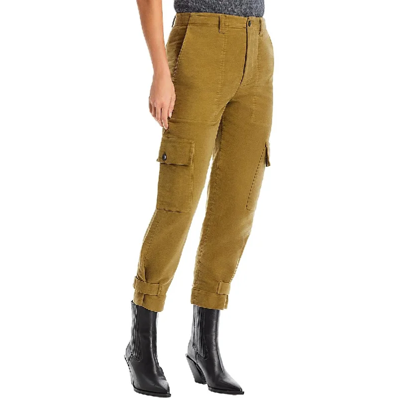 women's convertible pantsWomens Cotton Cropped Cargo Pants