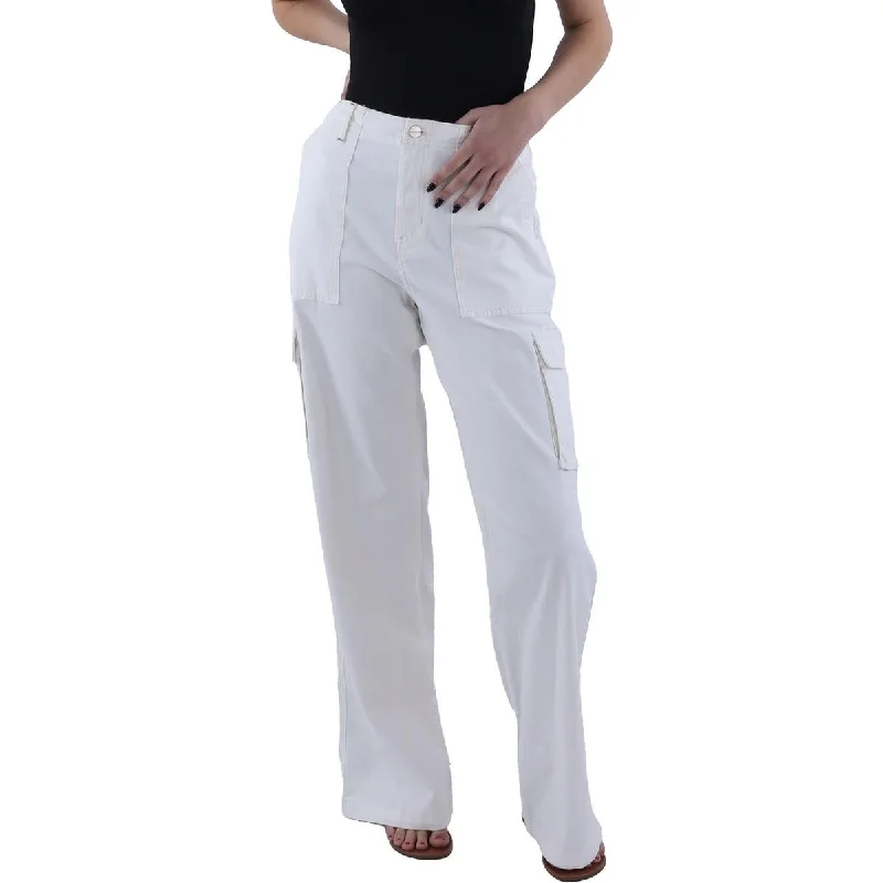 women's mini pantsWomens High Rise Wide Leg Cargo Pants