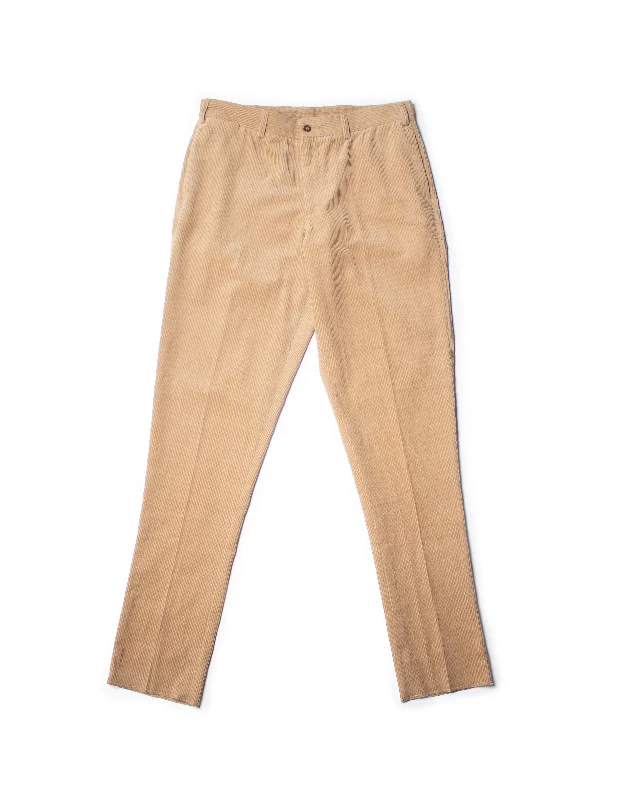 women's limited-edition dressesCORDUROY PANTS - BEIGE