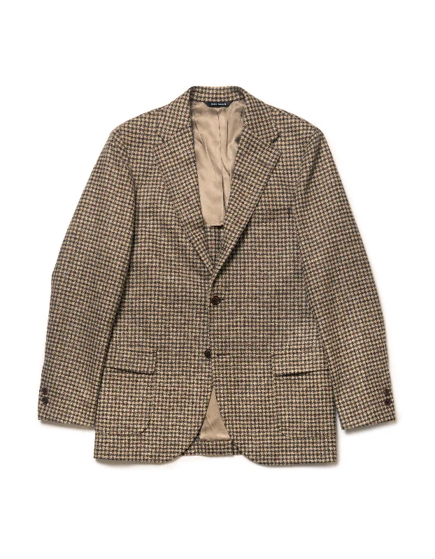 women's mini dressesTAN BROWN CHECK SPORT COAT