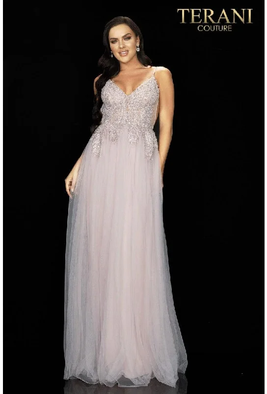 women's limited-edition dressesTerani Couture 2011P1107 Long Prom Formal Dress