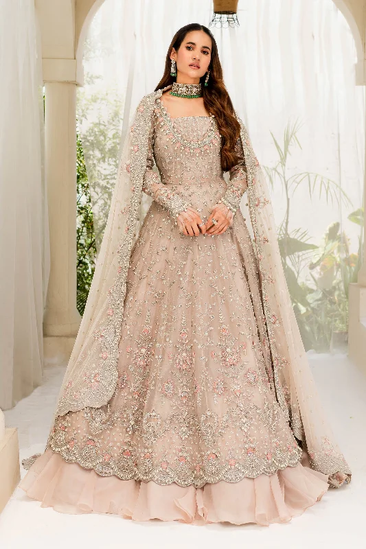 women's cocktail dressesPakistani Long Gown and Bridal Lehenga in Pastel Color