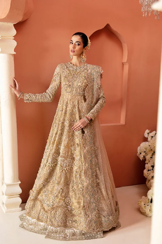 women's party dressesEmbellished Pakistani Bridal Outfit in Royal Gown Style