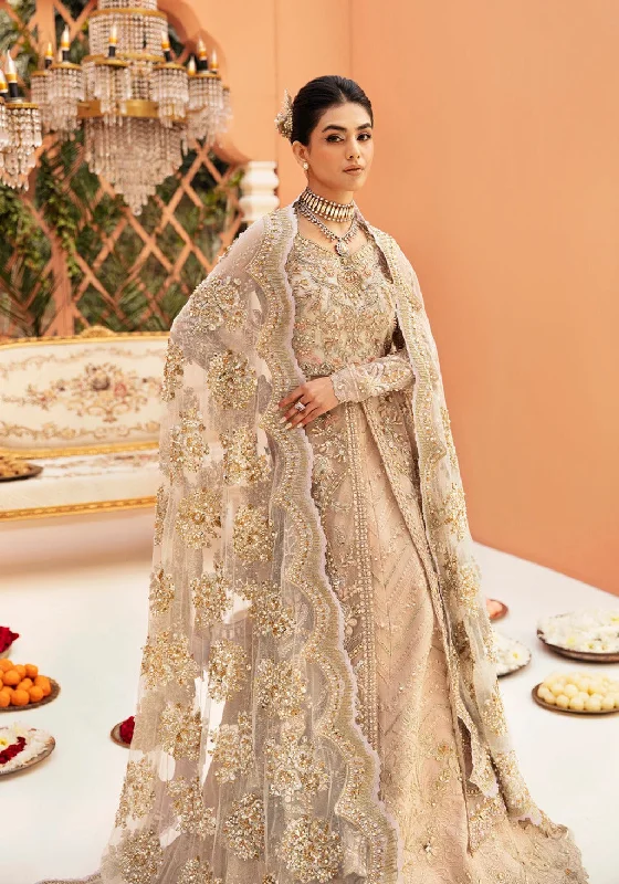 women's everyday dressesPakistani Bridal Outfit in Open Gown and Lehenga Style