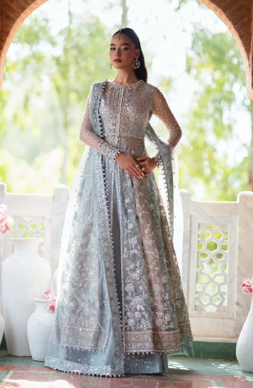 women's wrap dressesPakistani Bridal Dress in Lehenga and Open Gown Style