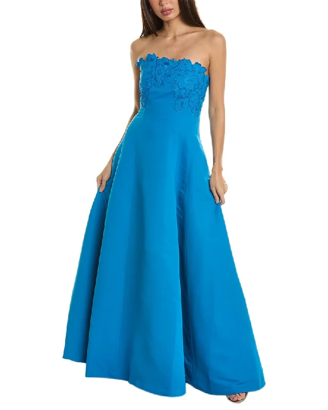 women's one-shoulder dressesSachin & Babi Amal Gown