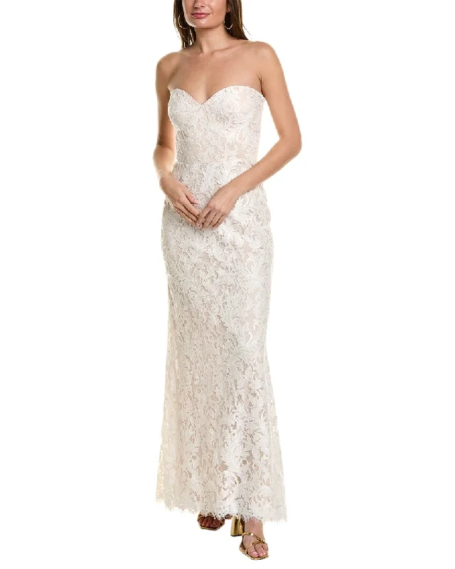 women's wrinkle-resistant dressesTadashi Shoji Lace Gown