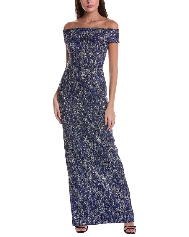 women's designer dressesTeri Jon by Rickie Freeman Jacquard Gown